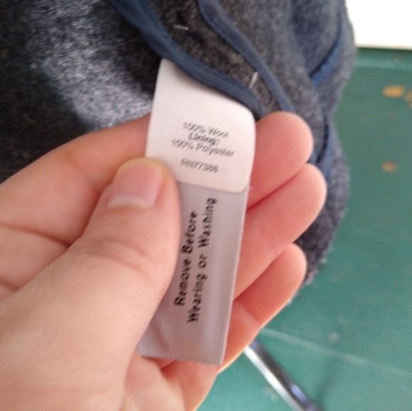 J. CREW Charcoal Gray wool Double Breasted Blazer - Picture 2 of 7